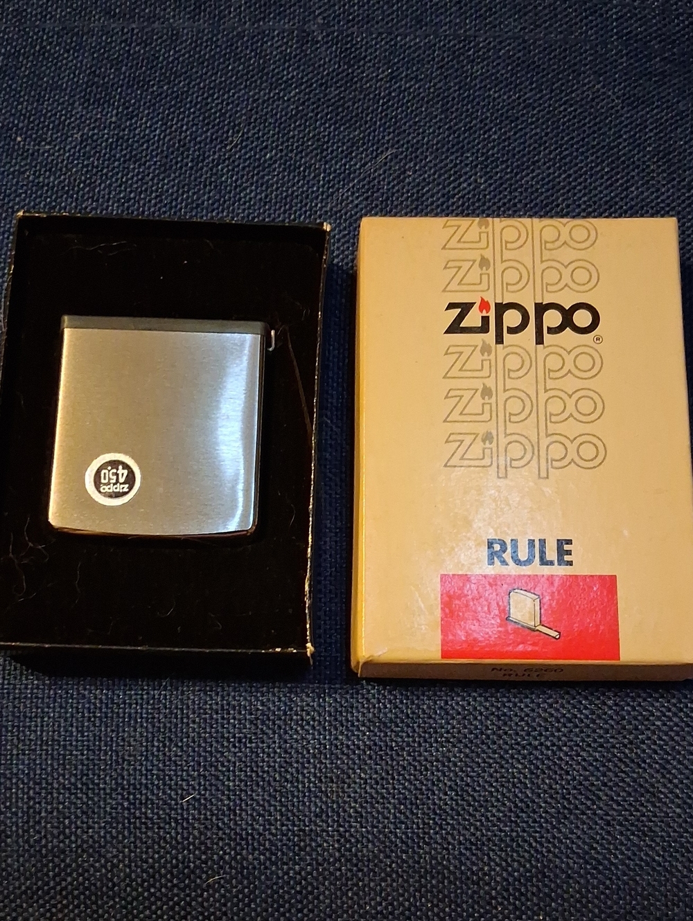 Zippo Brushed Chrome Tape Messure- Silver